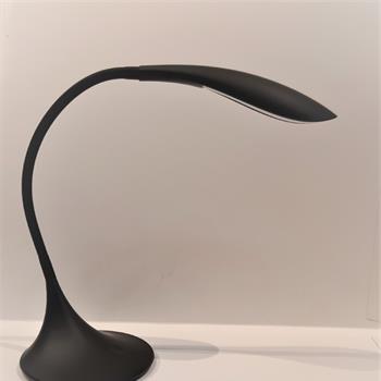 Lampada da scrivania H 67cm, da 4,5W, led 3000K moderna, flessibile e con sorgente led. Colore nero opaco, disponibile anche in altri colori
